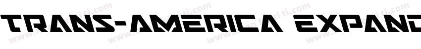 Trans-America Expand字体转换